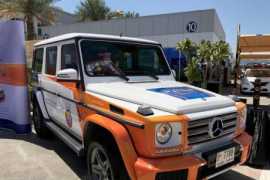 Range Rover, Mercedes G500 part of driving course in Dubai