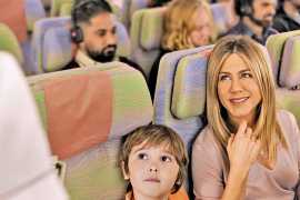 New video with charming Jennifer Aniston proves flying in Emirates A380 is just child’s play!