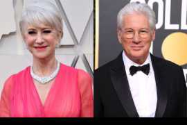 Helen Mirren and Richard Gere voted celebs who have aged the best