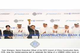 China Construction Bank (CCB) celebrates listing of US$600 million Bond on Nasdaq Dubai 