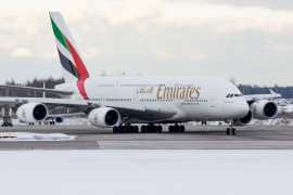 «Эмирейтс» отмечает десятилетие полетов A380 в Москву