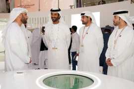 Sharjah Government Pavilion at GITEX Global receives a number of VIP visitors 