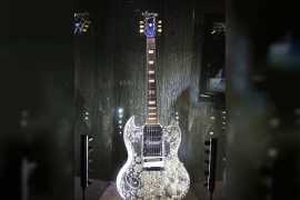 World’s most expensive guitar on display at Jewellery Show in Abu Dhabi