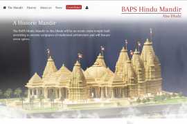 Foundation stone laid for first traditional Hindu temple in UAE 