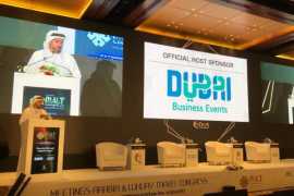 Issam Kazim, CEO of Dubai Tourism opens up the 9th Annual MALT Congress