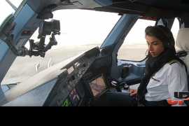 Женщины-пилоты Etihad представили редкие кадры взлета А380 (видео)
