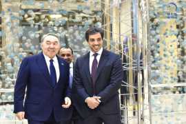 Kazakhstan President hosts banquet in honour of HH Mansour bin Zayed