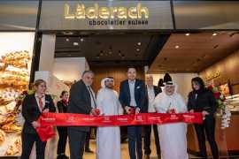 Открытие нового магазина Läderach в The Dubai Mall