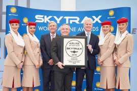 阿联酋航空获评2016 Skytrax最佳航空公司