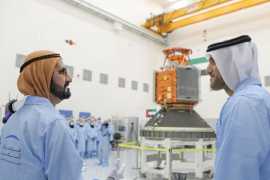 Sheikh Mohammed praises pioneering work of Emirati engineers on satellite project