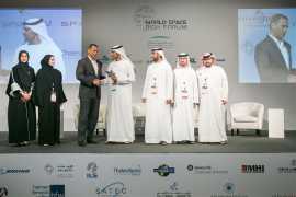 Mohammed bin Rashid Space Centre (MBRSC) receives the Inspiration Award for its achievements in the space sector locally and internationally  