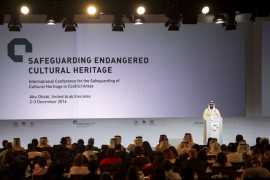 Safeguarding Cultural Heritage conference in Abu Dhabi