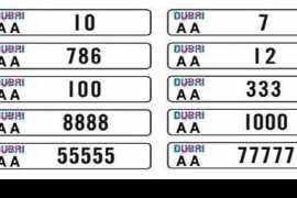 New Dubai number plates go under the hammer