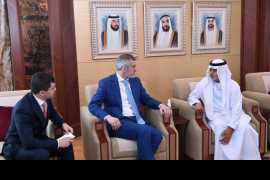 Nahyan bin Mubarak receives Russian Duma delegation