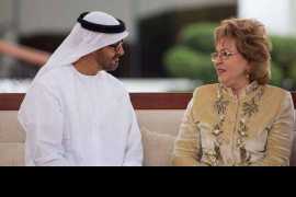 Shaikh Mohammad Bin Zayed receives Valentina Matviyenko
