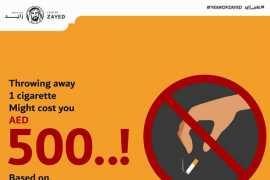 Dh500 ($126) fine for throwing cigarettes in Dubai