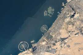 Dubai&#039;s islands from space: ISS captures UAE landscape in flypast 