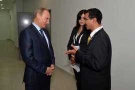Sultan bin Sulayem meets Putin in Vladivostok forum