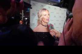 IWC brand ambassador Karolina Kurkova visits SIHH 2016 pavillion
