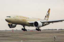 Etihad pilot dies in air after take-off