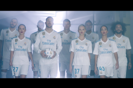 Real Madrid players find new teammates on board the Emirates A380 (Video)