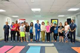 Al Bustan Centre & Residence enhances employee wellness through yoga session
