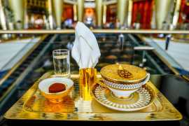 Gold blend: Burj Al Arab offers a new glitzy cappuccino