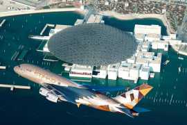 Etihad Airways launches scarves and ties designed by Diane Von Furstenberg at the iconic Louvre Abu Dhabi (Video)