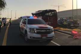 Dubai bus crash: death toll rises to 17