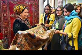 Turkmen Carpet Holiday is celebrated with participation of foreign connoisseurs of ancient art