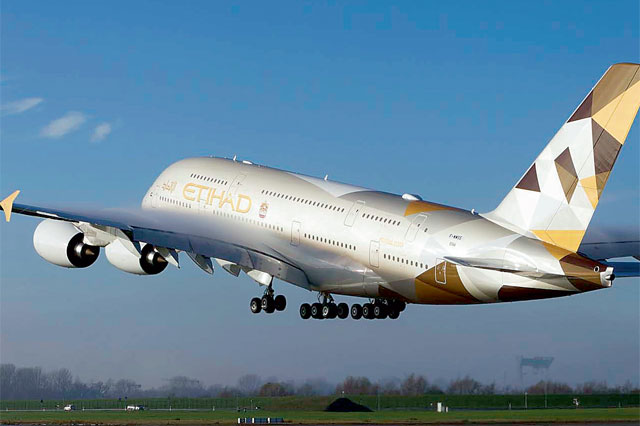 Etihad Airways carries 14.8 million passengers in 2014