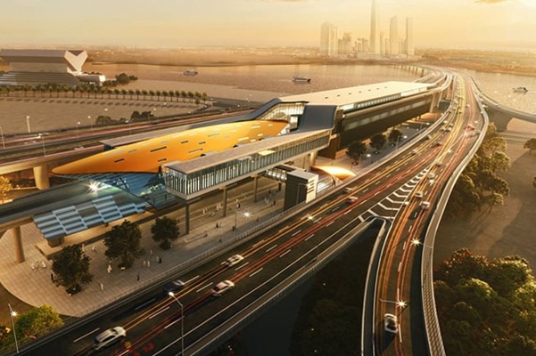 Dubai Metro Blue Line station will be the tallest in the world